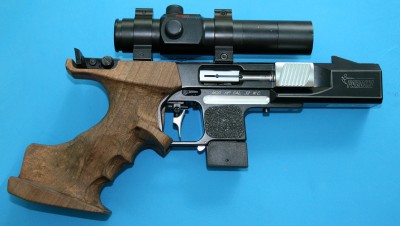 Pardini HP 32 ACP with attached scope