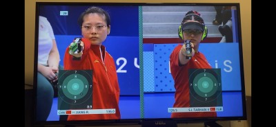 shooters with elbow hypermobility in the Olympics Final